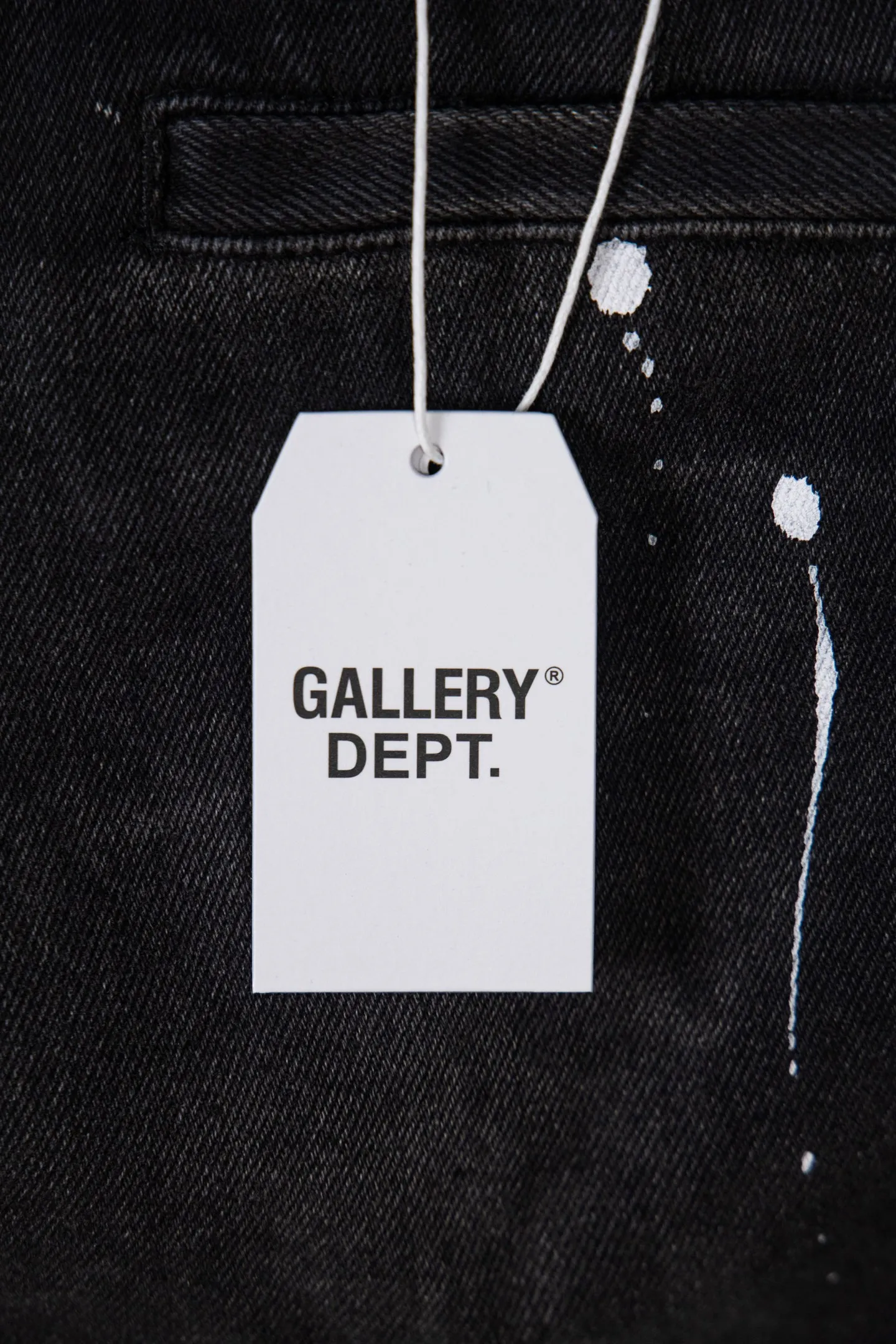 Style number: M460 P250 Top heavy industry GALLERY DEPT. Spliced ​​ink splash back logo washed retro jeans men and women high street splash ink pants micro-flared casual trousers trendy couple same style Size: 28 30 32 34 36 (corresponds to S M L XL XXL)